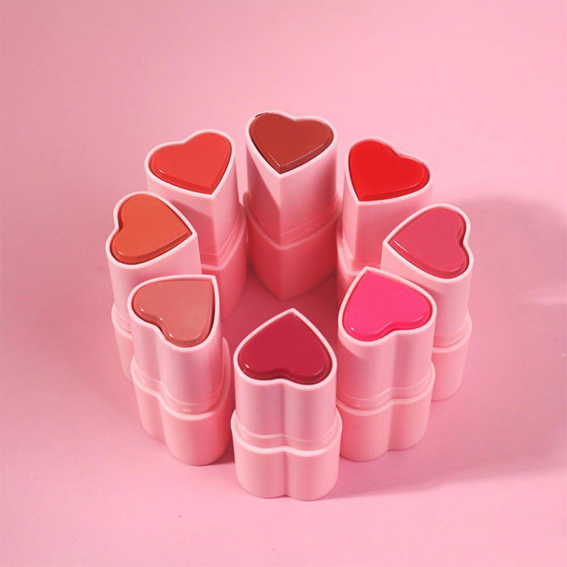 Beauty Makeup & Tools Face Blush High Quality Blush with logo Blusher Stick Heart Shape Blush