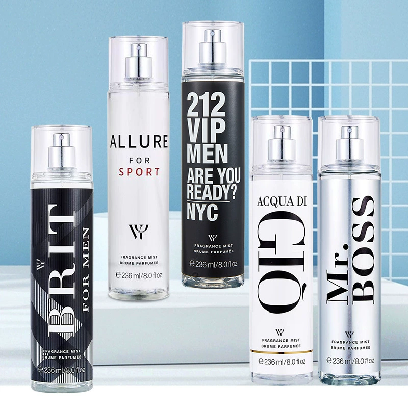 Body Mist 236ml Floral Fruity Original Body Fragrance Spray Lasting Fragrance Perfume for Men