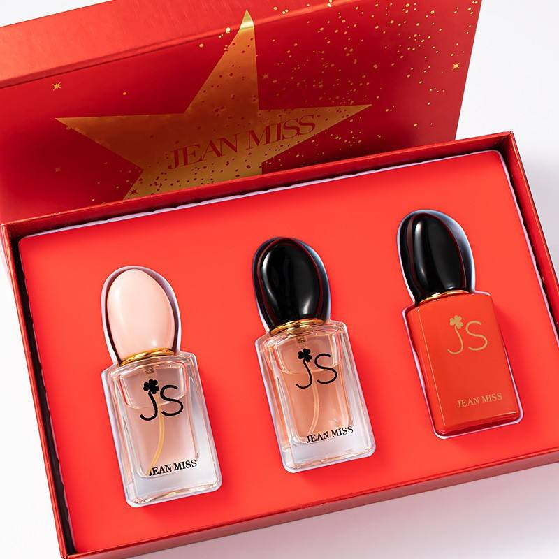 30ml*3 Lady Perfume Set Lasting Perfume Original Fragrance Brand Paris 3-piece Perfume Gift Set