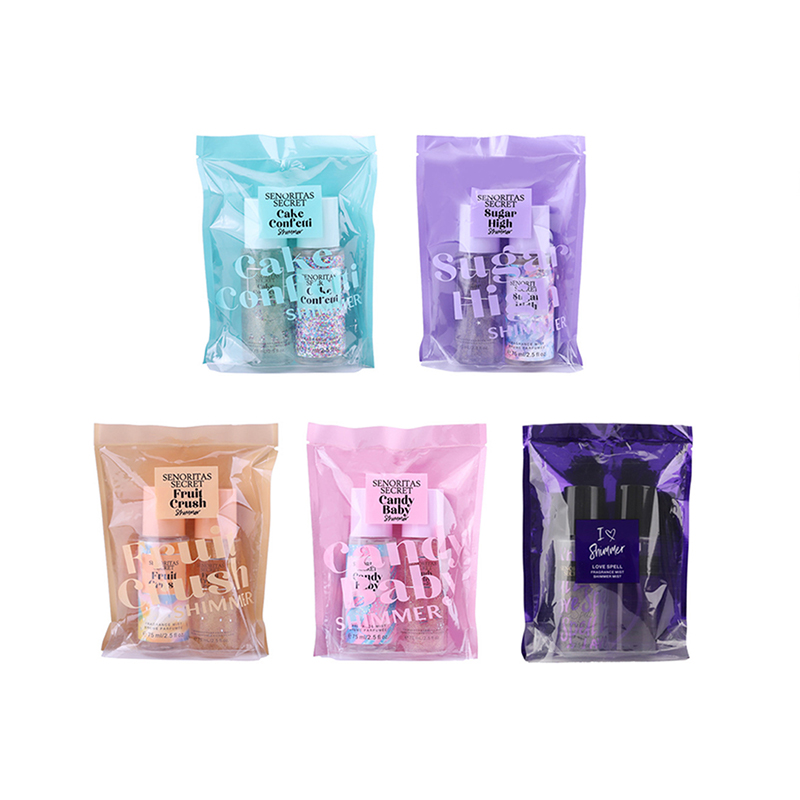 Customize logo Body Mist Collection Perfume Body Spray Secret Body Mist Set 75ml*2