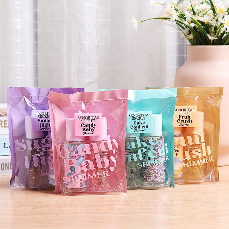 Customize logo Body Mist Collection Perfume Body Spray Secret Body Mist Set 75ml*2