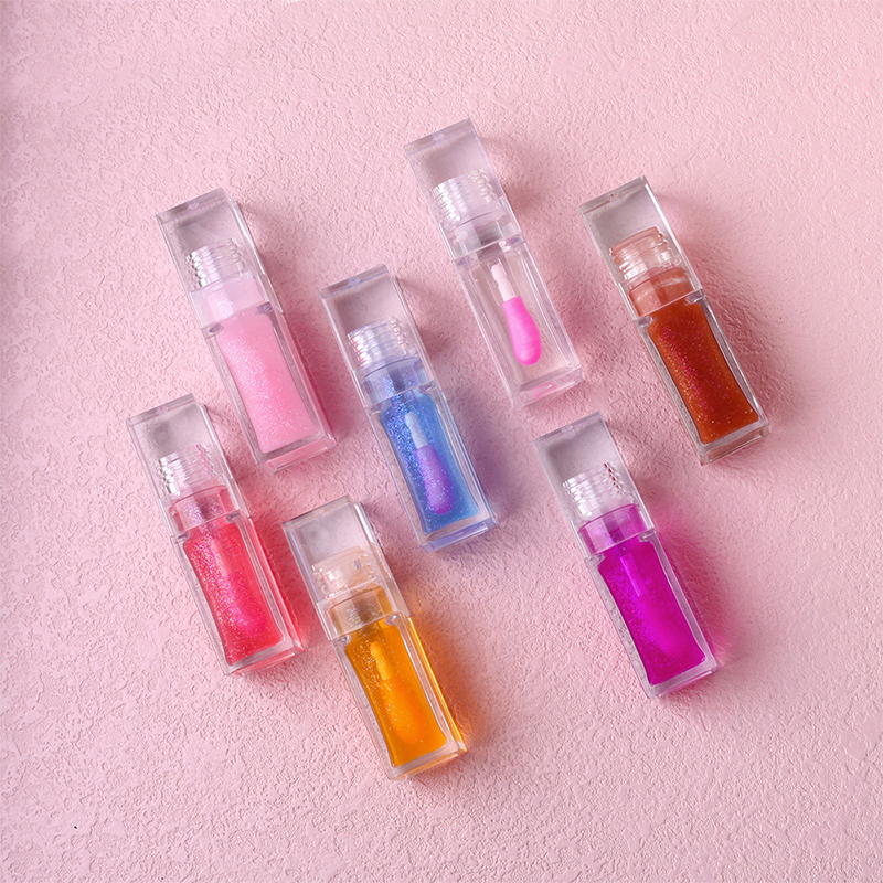 Fruity Color Changing Lip Glossy Lipstick Pink Magic Mood Lip Oil Tinted Temperature Color Change Lip Stain 7 colors