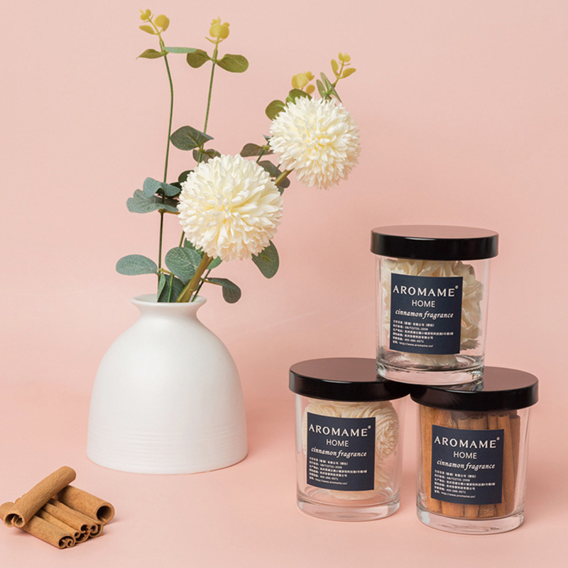 Aroma Diffuser Odor Eliminator Tin Jar Crystal Stone Dry Flower Cinnamon Diffusers Air Freshener