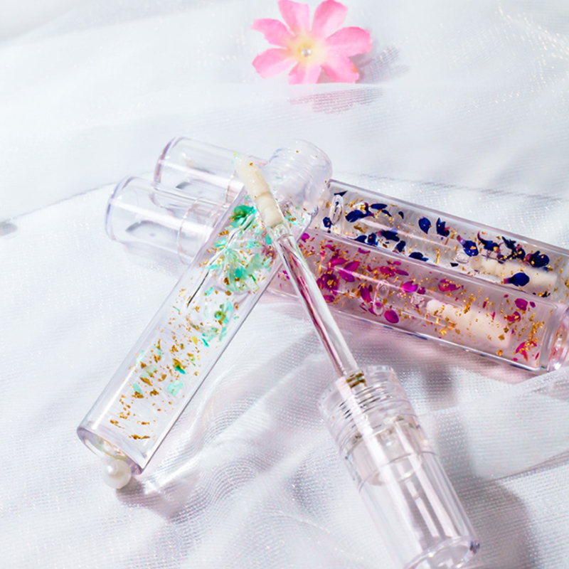 Little Daisy Flower Lip Gloss Moisturizing Glossy Moisturizing Transparent Temperature Change clear Lip Gloss No logo