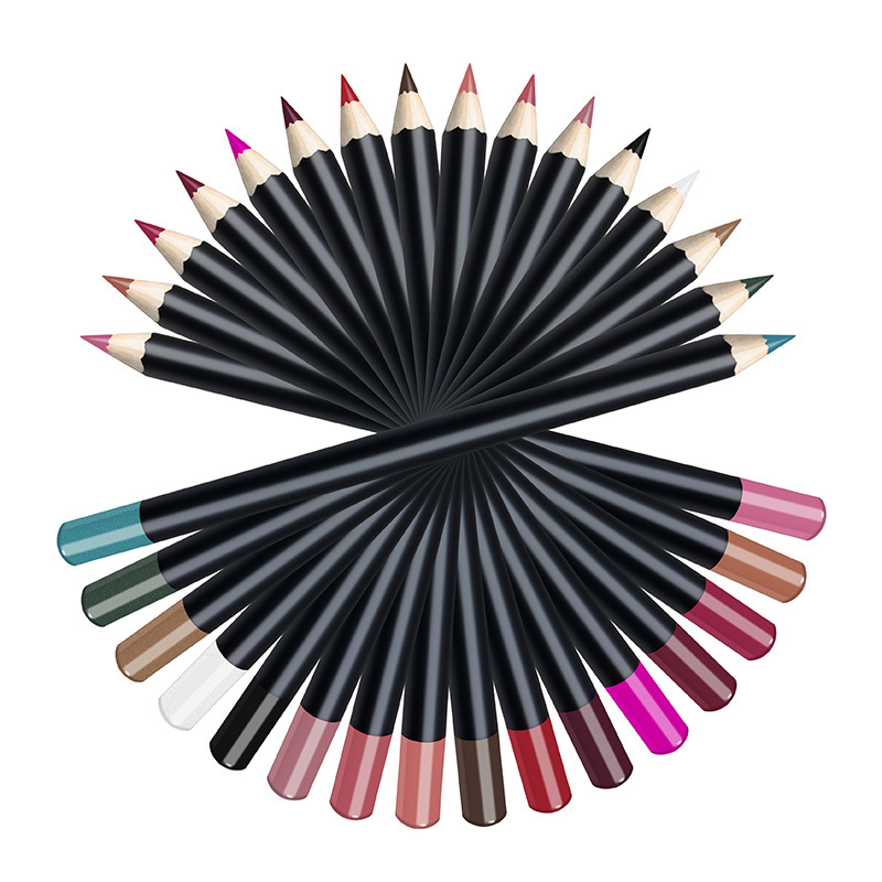 Lip Liner 3 in 1 Function Eyeliner Available 21 Color Lip Pencil Lipstick No Logo