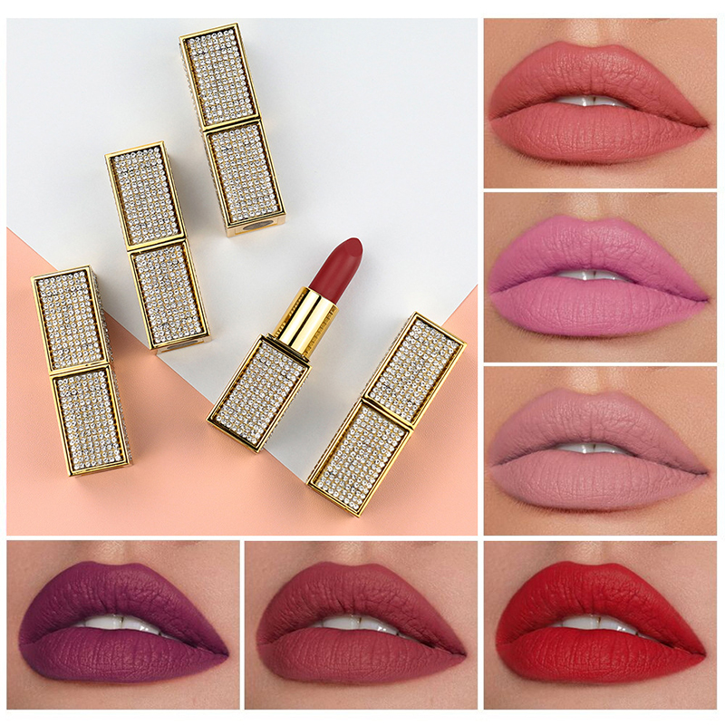Oem Low Moq 13 Colors Moisturizing Longlasting Customized Logo Label Vegan Nude Matte Lip Stick Lipstick